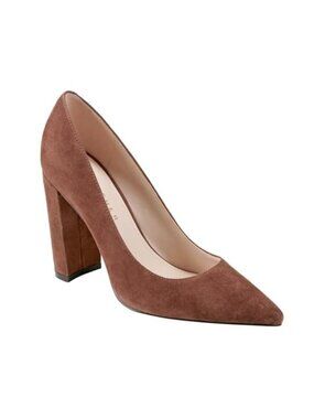 Marc Fisher LTD Womens Abilene Suede Pointed Toe Pumps Dark Brown Size 5.5 New